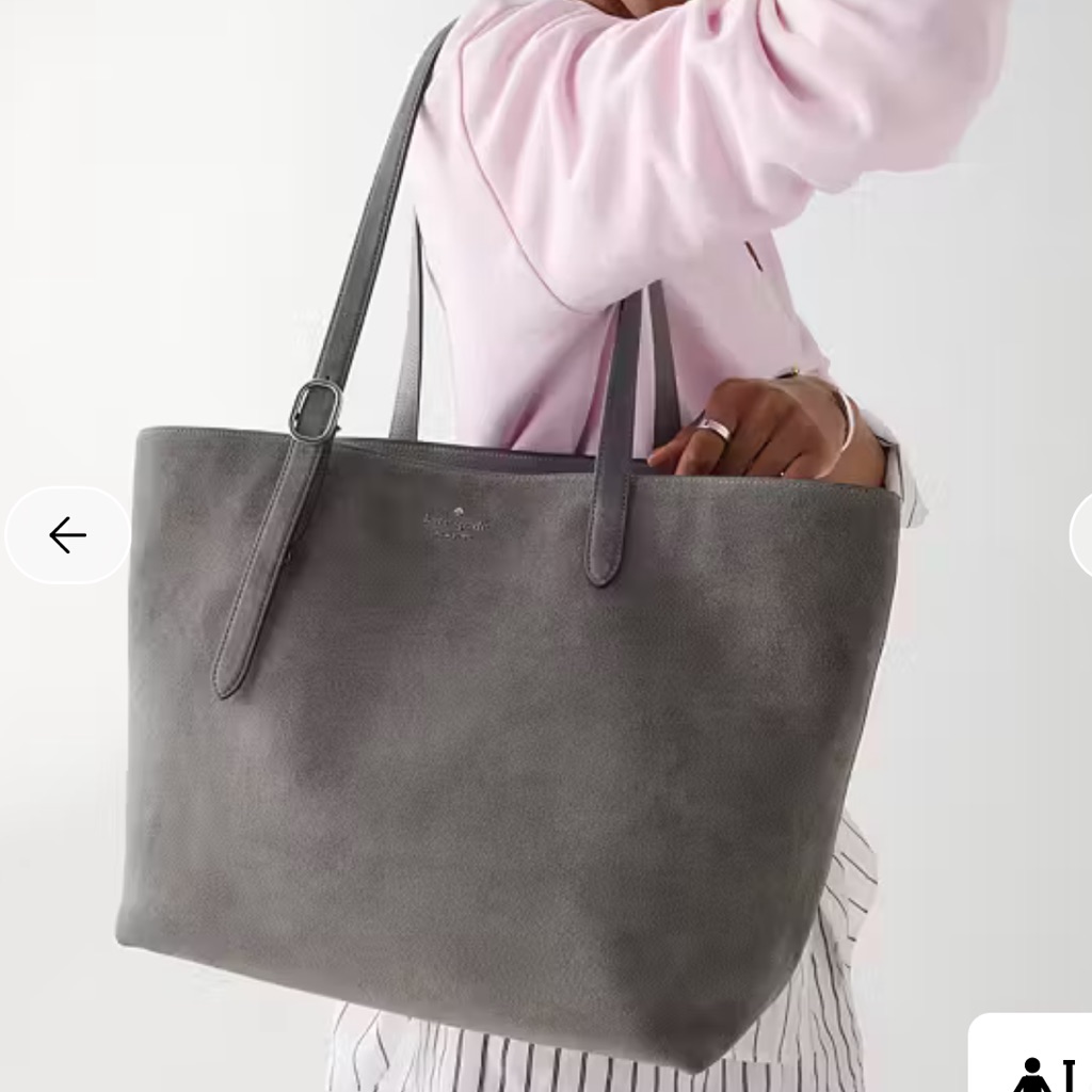 Kate Spade Elegant Gray Tote
